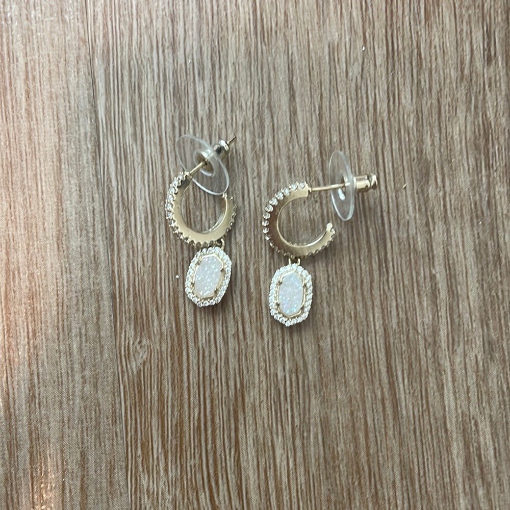 Kendra Scott small dangle hoop earrings